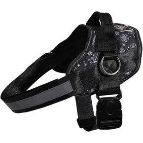 صدرية Joyride الأساسية الأساسية للكلاب 1.0 - للكلاب الصغيرة والمتوسطة والكبيرة، سترة للحيوانات الأليفة مانعة للسحب مع 3 حلقات جانبية لوضع المقود، قابلة للتعديل للتدريب (Fall Stars, S) in Kuwait