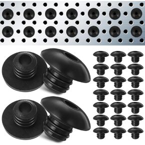 120 Pcs Pegboard Hook Locks:Rubber Stoppers for Pegboard Hooks Lock Hook Pegboard Accessories Suitable for M5.6-M 6 Pegboard Holes