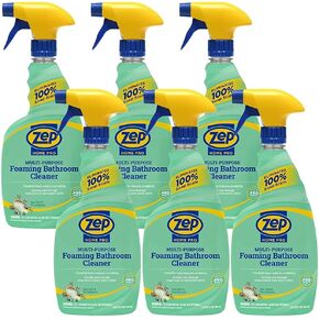 Zep Home Pro Multi-Purpose Foaming Bathroom Cleaner - 32 Fl. Oz. - R53106 - Pro Trusted Cleaning Power: Now in Refreshing Scents & Family Friendly Formulas (6)…