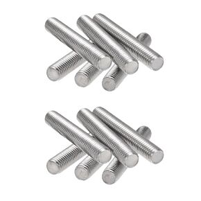 1/4"-20 Fully All Threaded Rod & Studs, 50mm/1.97" Length, 304 Stainless Steel Right Hand Thread Screw for Furniture Mounting Assembly Fastening 12 Pack