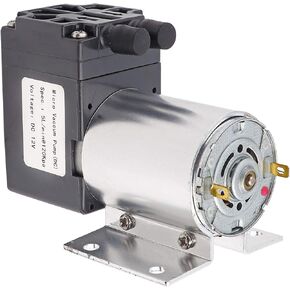 DC 12V 120kpa Vacuum Pump Negative Pressure Suction Pumping with Holder Low Noise for Gas Analysis Sampling, Other Fields