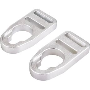 Strap Replacement Buckle Clip Aluminum Seat Clips Replaces Spare Parts Repair Kit Fit for Lifetime Emotion Style Button Type Seat Straps Repair Clip Compatible with Kayak Seats 2PCS
