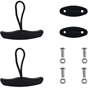 2/4/8 Pack Kayak Handles Replacement Kayak Accessories with Cord and Pad Eyes Screws