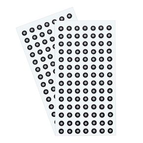 uxcell 200Pcs 3D Scanner Markers 3mm for 3D Scanner, 3D Tracking Dots Reference Point Markers, 3D Target, Diffuse Reflection Markers for 3D Scanner and Optical Tracking