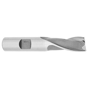 Drill America DWC4.5MM-2FSE HSS 2 Flute Single End Mill, 4.50 mm