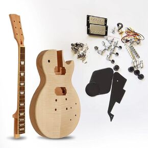 DIY Guitar Kits Build Your Own Unfinished Electric Guitars Project Package with All Accessories