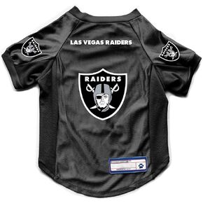 Littlearth Las Vegas Raiders NFL Stretch Pet Jerseys for Big Dogs