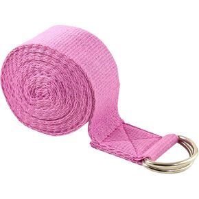 Fit Spirit 8ft Fitness Exercise Yoga Strap - Pink