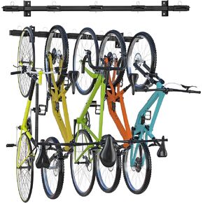 Bike Storage Rack, Adjustable Wall Mounted Bike Rack,Vertical Bicycle Hanger Suitable For Garages And Home,Holds Up To 660lbs, Black