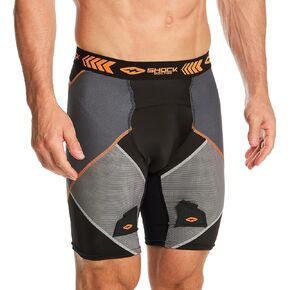 X-FIT Cross Compression Hockey Short Black/Grey M