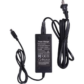 42V 2A Power Charger Adapter Cable for Xiaomi M365, Spin, Skip, Segway Ninebot ES1 ES2 ES4, Bird, Lime, Lime-S Electric Scooter for 36V Li-ion Battery