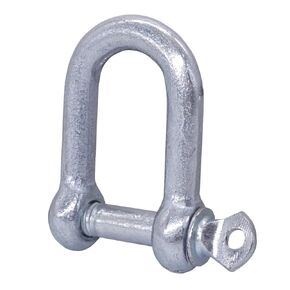 (Pack of 2) Galvanised Steel Shackle 5/8" (16mm), D Links Hook Shackle Clip