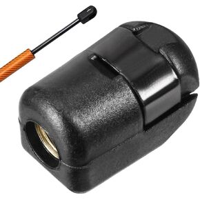 4 Pieces 10mm Connectors Gas Spring Strut Plastic Material Ball Stud Socket Joint Replace for M6 Female Thread Lift Support Bearing