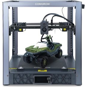 Comgrow SV08 3D Printer, with 700mm/s Printing Speed Core-XY Auto Leveling with 4 Independent Z Motors and Pressure Sensor, 300℃ Hotend Dual-Gear Direct Extruder Build Volume 13.8x13.8x13.6 inch