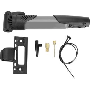 Bike Pump, Ball Pump with Needle, Lightweight & Pocket Size, Portable Bicycle Air Pump for Road, Mountain and BMX Bikes