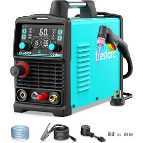 Plasma Cutter, Pilot Arc [Air Sensor Technology] 110/220V BTC600DP 13th Generation, 60Amps Screen Display Digital Plasma Cutting Machine (BTC600DP 13GEN 110/220V)