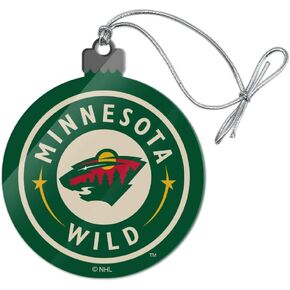 GRAPHICS & MORE NHL Minnesota Wild Logo Acrylic Christmas Tree Holiday Ornament