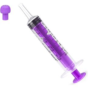 Plastic Syringe with Cap Individually Packge Sealed,Liquid Measuring Syringe Suitable for Industrial Scientific Labs,Feeding Pet (30*5ml)