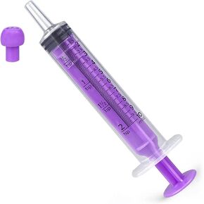 حقنة بلاستيكية مع غطاء فردي مختوم، حقنة قياس السائل مناسبة للمختبرات العلمية الصناعية، تغذية الحيوانات الأليفة (30 * 5 مل) in Kuwait