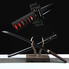 Japanese Anime Samurai Sword Kurosaki Ichigo Cosplay Sword High Manganese Steel Swords Real Weapons Real Katana