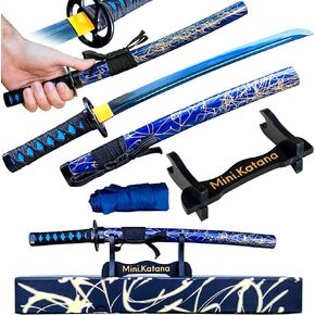Like-Original Mini Katana - 15" Hand-Made Semi-Sharp 1095 Carbon Stainless Steel Real Katana Sword