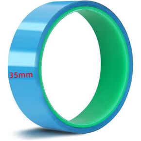 Tubeless Bicycle Wheel Rim Tape 700C Advanced, Bike Rim Tape Blue Roll for Anti Puncture Vacuum Tubeless Tire Pad MTB/Road Rim Wheel Strip Tape Length 10m Width 35mm
