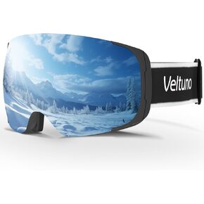 نظارات التزلج للرجال والنساء البالغين والشباب، نظارات OTG على الجليد مضادة للضباب، نظارات الثلج للحماية من الأشعة فوق البنفسجية رؤية واسعة in Kuwait