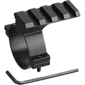 1.38-Inch 1.38" 35MM Scope Ring Adaptor W/Picatinny/Weaver Rail, Tactical Barrel Clamp Mount with Rail for Scope Flashlight Laser Sight
