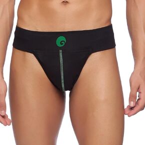 ملابس داخلية رياضية نيو قابلة للتمدد للرجال مغطاة بجيب على شكل كأس، مثالية للتمرين والرياضة ملابس داخلية سريعة الجفاف ماصة للرطوبة باللون الأسود - مقاس X-Large in Kuwait