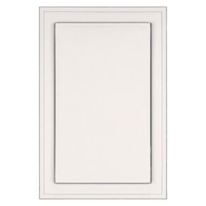 Builders Edge 130120001117 Jumbo Mounting Block 117, Bright White
