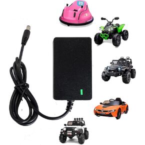 12V Charger for Razor Power Core E90 E95 Electric Scooter Replacement Black Label E90, E95,E-Punk, MX125 Dirt Bike, MX125 Dirt Rocket, XLR8R 12V Kids Ride on Car Toys Battery Adapter