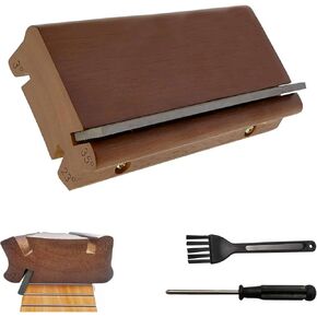 Guitar Fret End Dressing File, 3/23/35 Degree Fret Beveling File. Luthier Tools for Rounding, Shaping And Deburring