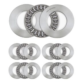 XIKE TC1625 Thrust Needle Roller Bearings with Washers 1" Bore 1-9/16" OD 5/64" Width 5pcs