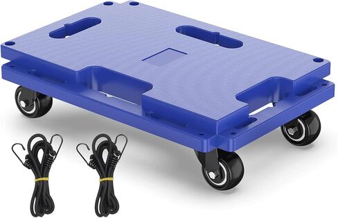 SOLEJAZZ Moving Furniture Dolly Connectable, 440 LBS Capacity Piano Dolly, Heavy Duty 4 Wheel Cart for Heavy Furniture, Black, 1 Pack in Saudi Arabia