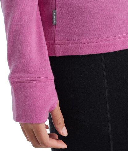 Icebreaker Women's Quantum Iii Long Sleeve Wool Athletic Zip Up Hoodie in Saudi Arabia