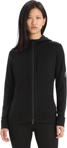Icebreaker Women's Quantum Iii Long Sleeve Wool Athletic Zip Up Hoodie in Saudi Arabia