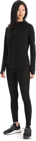 Icebreaker Women's Quantum Iii Long Sleeve Wool Athletic Zip Up Hoodie in Saudi Arabia