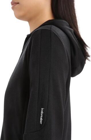 Icebreaker Women's Quantum Iii Long Sleeve Wool Athletic Zip Up Hoodie in Saudi Arabia