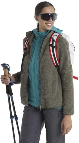 سترة نسائية من Icebreaker Quantum Iii بأكمام طويلة من الصوف بسحاب رياضي in Kuwait