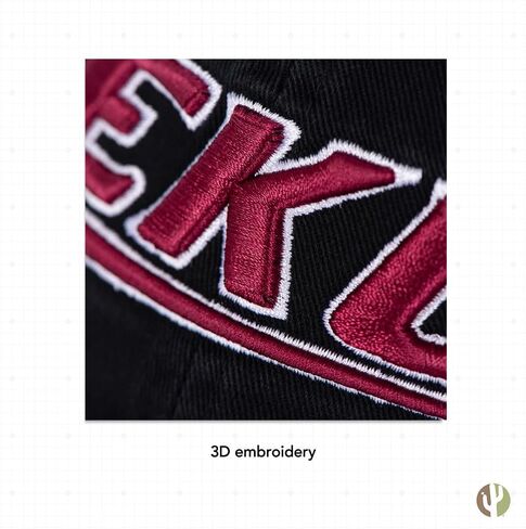 Desert Cactus Eastern Kentucky University Baseball Hat EKU Colonels Brimmed Embroirderd Hats Cap Adjustable Cloth Strap Adult (Style A) Red in Saudi Arabia