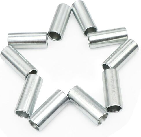 1/2"IDx5/8"ODx1-1/2"طول فولاذ غير ملحوم، فولاذ فاصل معدني، 10 قطع in Kuwait