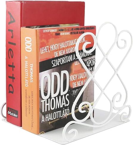 Artkingdome Book Ends Luxury Bookends, Retro Organizer Stand, Desk Holder Racks School Liberary Bookshelf Decorative Bookend 1pair w/Padding Gift in Kuwait