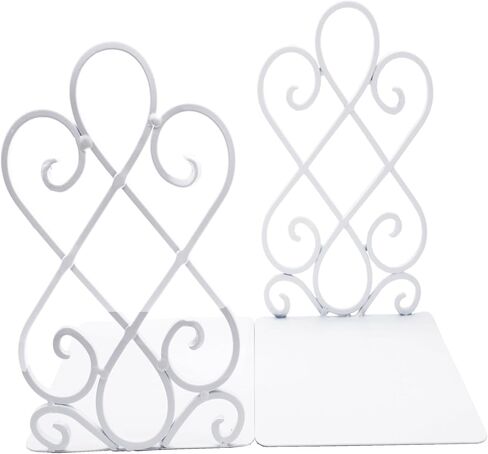 Artkingdome Book Ends Luxury Bookends, Retro Organizer Stand, Desk Holder Racks School Liberary Bookshelf Decorative Bookend 1pair w/Padding Gift in Kuwait