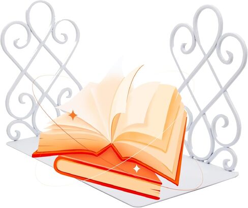 Artkingdome Book Ends Luxury Bookends, Retro Organizer Stand, Desk Holder Racks School Liberary Bookshelf Decorative Bookend 1pair w/Padding Gift in Kuwait