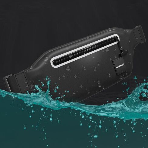 DRENCH 100% Underwater Waterproof Waist Pack. Submersible Waterproof Phone Pouch. Dry Bag for Swimming & Snorkelling. Underwater Phone case. Waterproof Fanny Pack. (Black) in Saudi Arabia