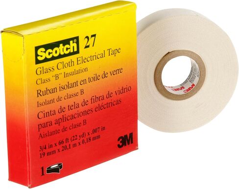 3M™ Glass Cloth Electrical Tape 27, 3/4 in x 66 ft, 1 Roll/Carton in Saudi Arabia