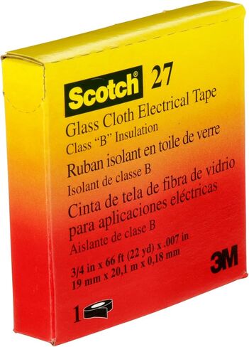 3M™ Glass Cloth Electrical Tape 27, 3/4 in x 66 ft, 1 Roll/Carton in Saudi Arabia