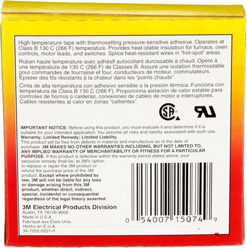 3M™ Glass Cloth Electrical Tape 27, 3/4 in x 66 ft, 1 Roll/Carton in Saudi Arabia