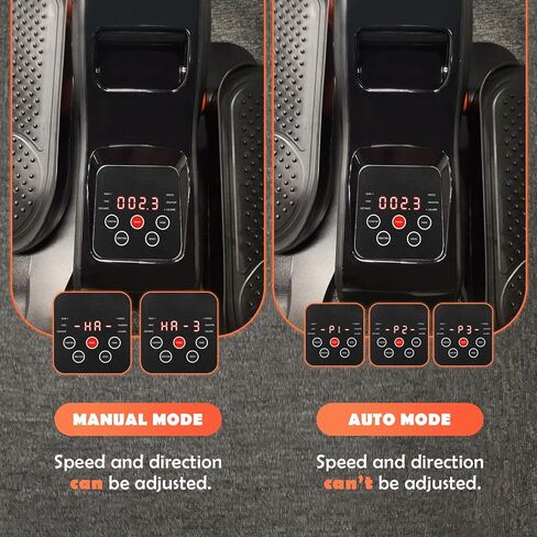 Under Desk Elliptical Machine, Ellipse Leg Exerciser for Seniors Adult, Pedals Trainer While Sitting, Leg Exerciser with Remote Control Adjustable Speed, Manual & Auto for Home Office in Saudi Arabia