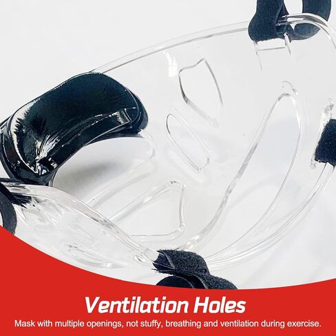 Clear Taekwondo Mask Detachable Protector Head Gear Head Cover, Face Shield Face Protection Cover Thickening for Martial Arts Boxing Sanda in Kuwait